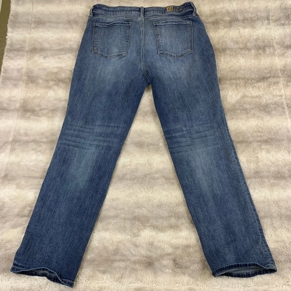 Kut From The Kloth Katy Boyfriend Jeans Womens 14 Medium Wash Blue Denim Casual